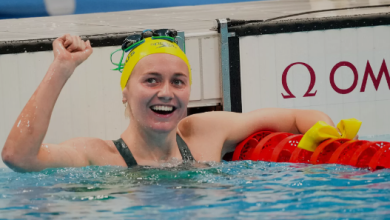 Photo of Katie Ledecky Praises Rival Ariarne Titmus